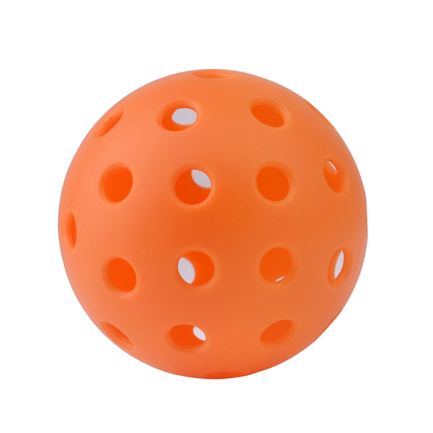 Creative Vault Marketplace orange pickleball with 40 holes for indoor and outdoor play