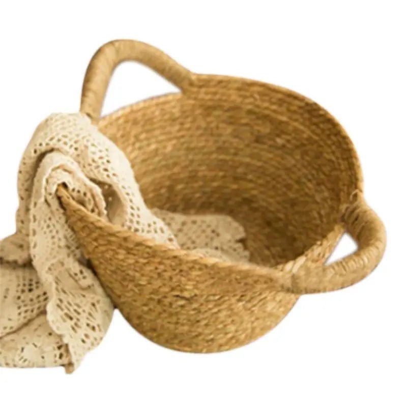 Newborn Photo Shooting Basket Children Baby Full Moon Photography Woven Baskets P31B by Creative Vault Marketplace