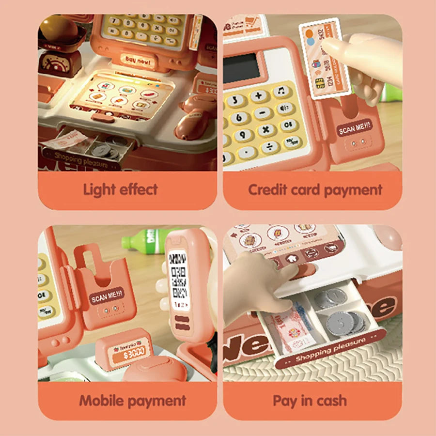 Children Educational Toys Imitation Convenience Store Cashier Toys Development Intelligence Play House Unisex Toys For Gifts by Creative Vault Marketplace