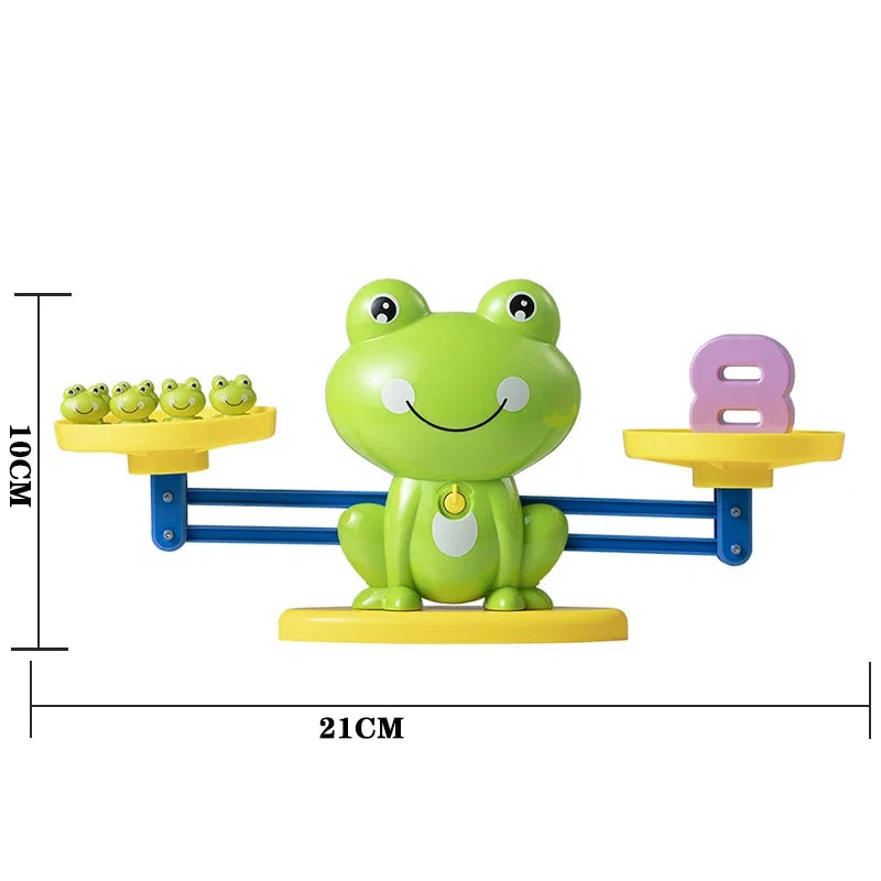 Children's digital frog balance toy early education puzzle addition and subtraction enlightenment balance mathematics teaching t by Creative Vault Marketplace