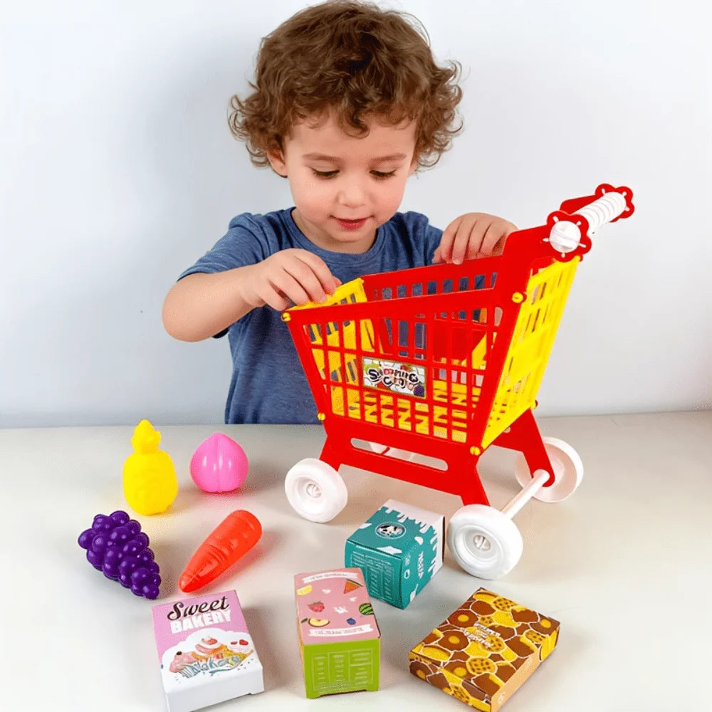 Children's Simulated Shopping Cart Toys, Simulated Supermarket Hand Carts, Role-playing Interactive Toys, Boys and Girls Toys by Creative Vault Marketplace