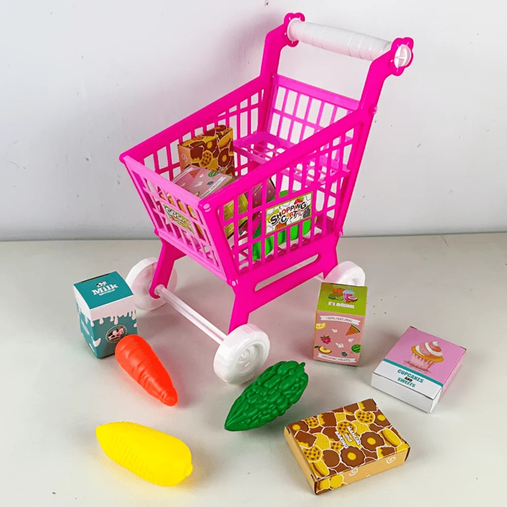 Children's Simulated Shopping Cart Toys, Simulated Supermarket Hand Carts, Role-playing Interactive Toys, Boys and Girls Toys by Creative Vault Marketplace