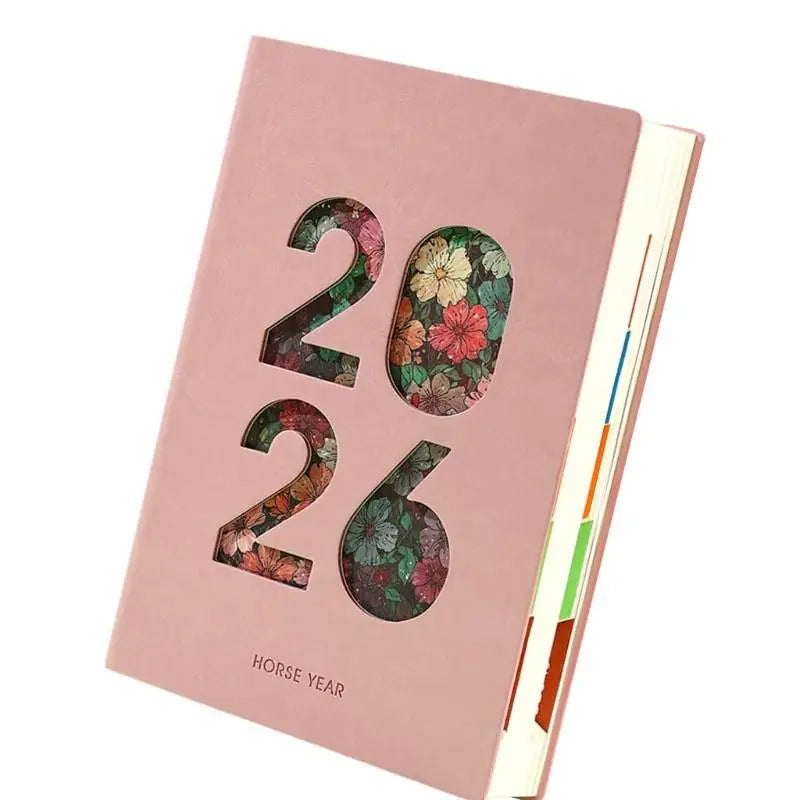 Y1UB 2026 Academic Planner Daily Journal with 400 Pages Softcover Leather Day Planner by Creative Vault Marketplace