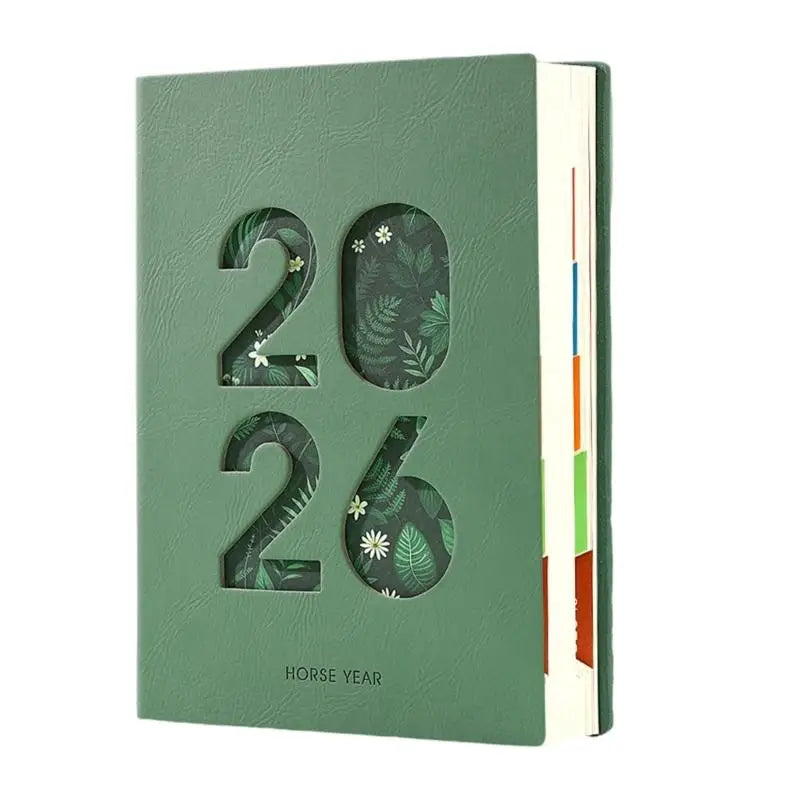Y1UB 2026 Academic Planner Daily Journal with 400 Pages Softcover Leather Day Planner by Creative Vault Marketplace