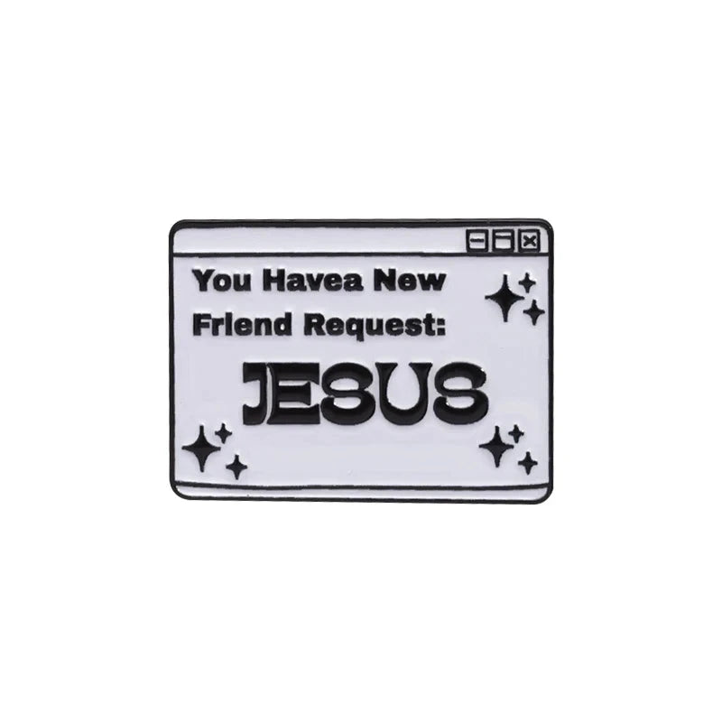 Faith in Jesus Enamel Pins: Stylish Jewelry to Inspire and Uplift by Creative Vault Marketplace