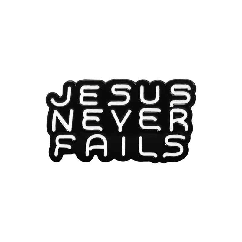 Faith in Jesus Enamel Pins: Stylish Jewelry to Inspire and Uplift by Creative Vault Marketplace