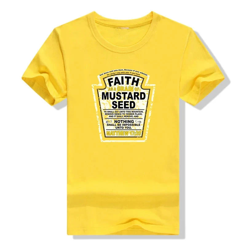 Embrace Your Faith with Our Christian Mustard Seed T-Shirt by Creative Vault Marketplace