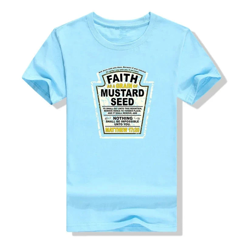 Embrace Your Faith with Our Christian Mustard Seed T-Shirt by Creative Vault Marketplace