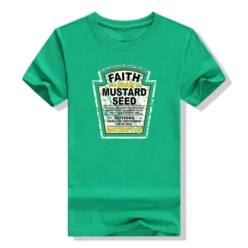 Embrace Your Faith with Our Christian Mustard Seed T-Shirt by Creative Vault Marketplace