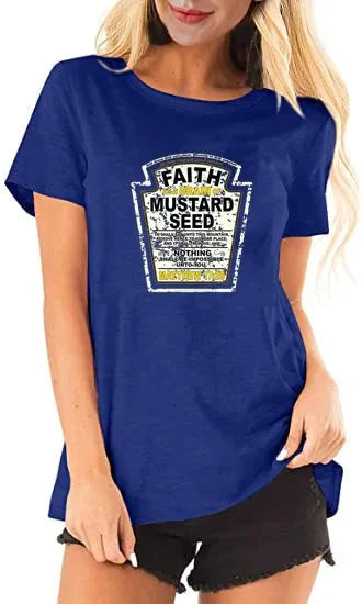 Embrace Your Faith with Our Christian Mustard Seed T-Shirt by Creative Vault Marketplace