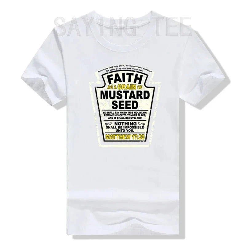 Embrace Your Faith with Our Christian Mustard Seed T-Shirt by Creative Vault Marketplace