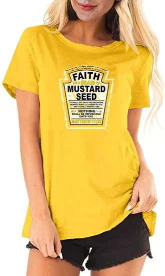 Embrace Your Faith with Our Christian Mustard Seed T-Shirt by Creative Vault Marketplace