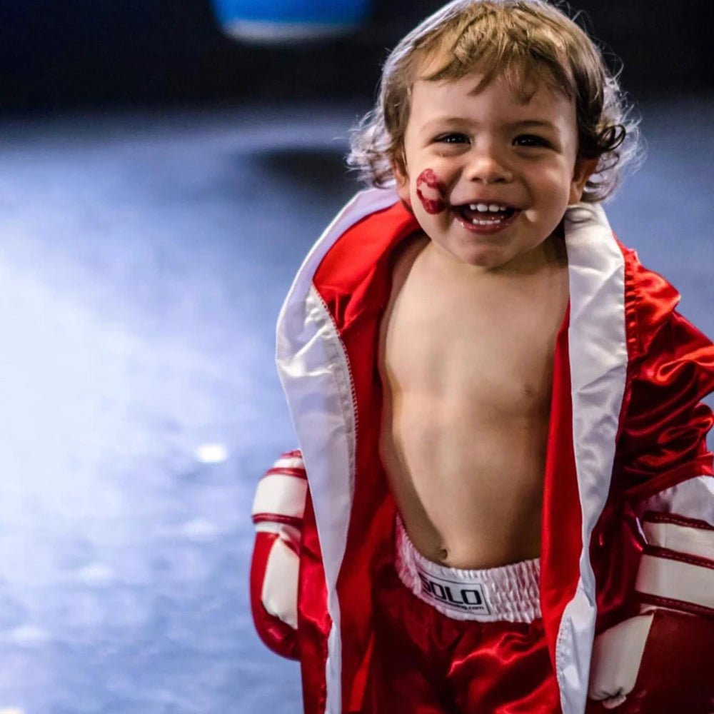 Newborn Photography Props Boxing Theme Baby Photo Outfit Infant Bathrobe Shorts Gloves Set Newborn Photo Costume Studio Props by Creative Vault Marketplace