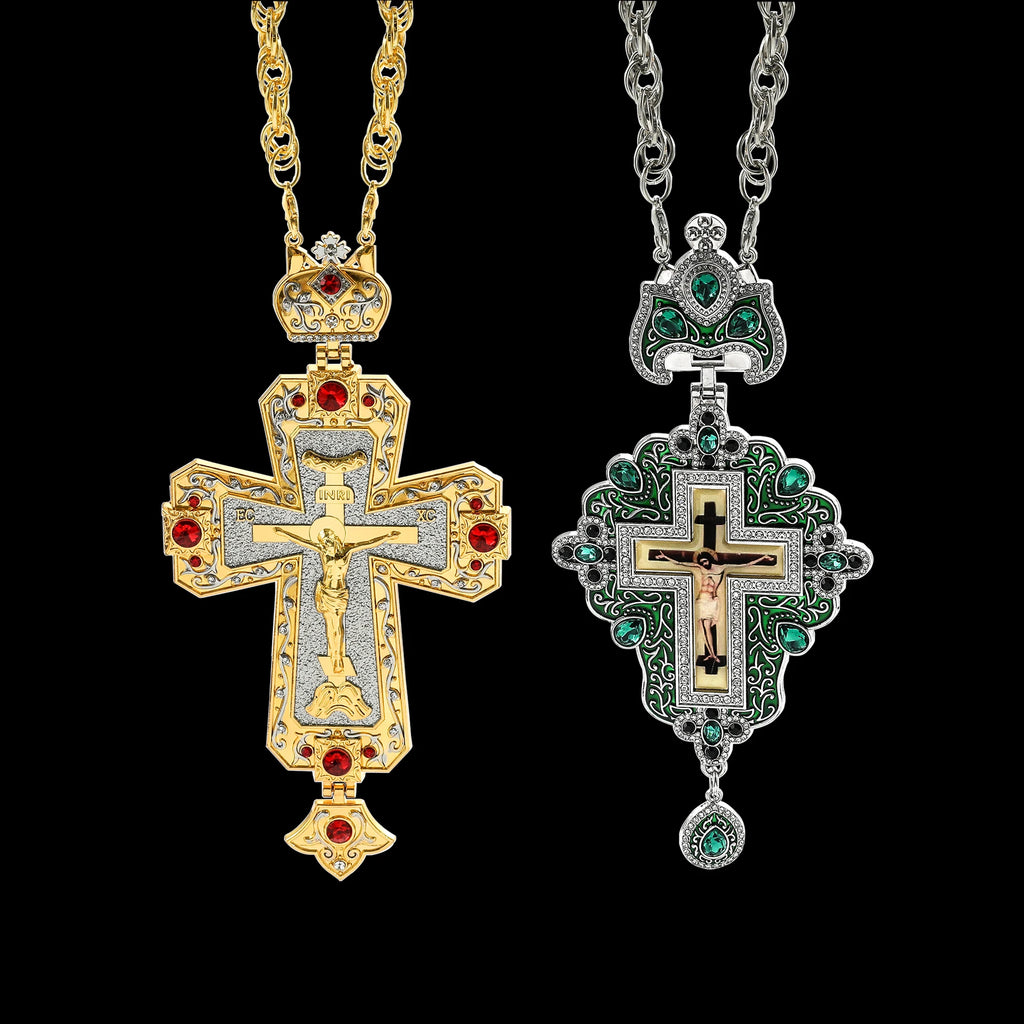 Europe and America Christian Religion Necklace Jesus Cross Pendant Long Chains Good Friday Religious Faith Jewelry God Gifts by Creative Vault Marketplace