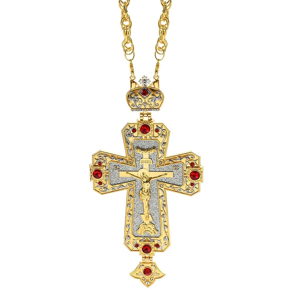 Europe and America Christian Religion Necklace Jesus Cross Pendant Long Chains Good Friday Religious Faith Jewelry God Gifts by Creative Vault Marketplace