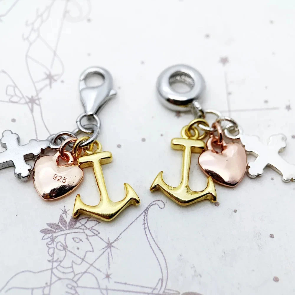 Faith Hope Love Pendant Charm - A Timeless Vintage Sterling Silver Gift by Creative Vault Marketplace