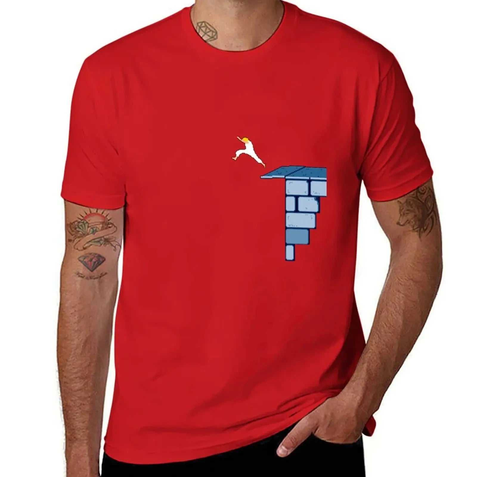 Leap of Faith - Stylish Prince of Persia T-Shirt for Ultimate Comfort and Coolness by Creative Vault Marketplace