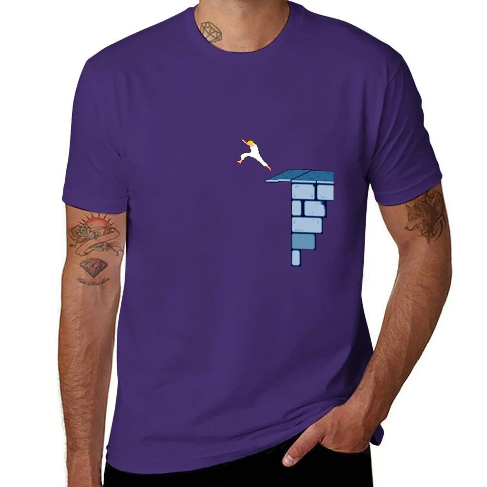 Leap of Faith - Stylish Prince of Persia T-Shirt for Ultimate Comfort and Coolness by Creative Vault Marketplace