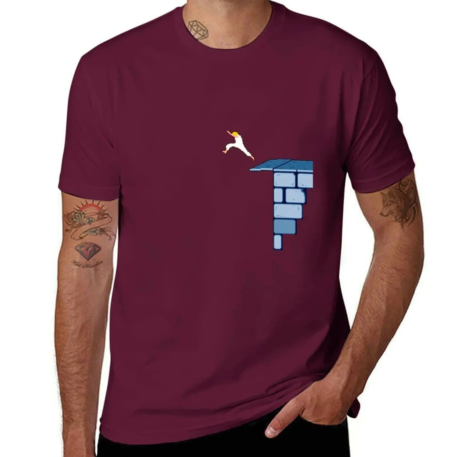 Leap of Faith - Stylish Prince of Persia T-Shirt for Ultimate Comfort and Coolness by Creative Vault Marketplace