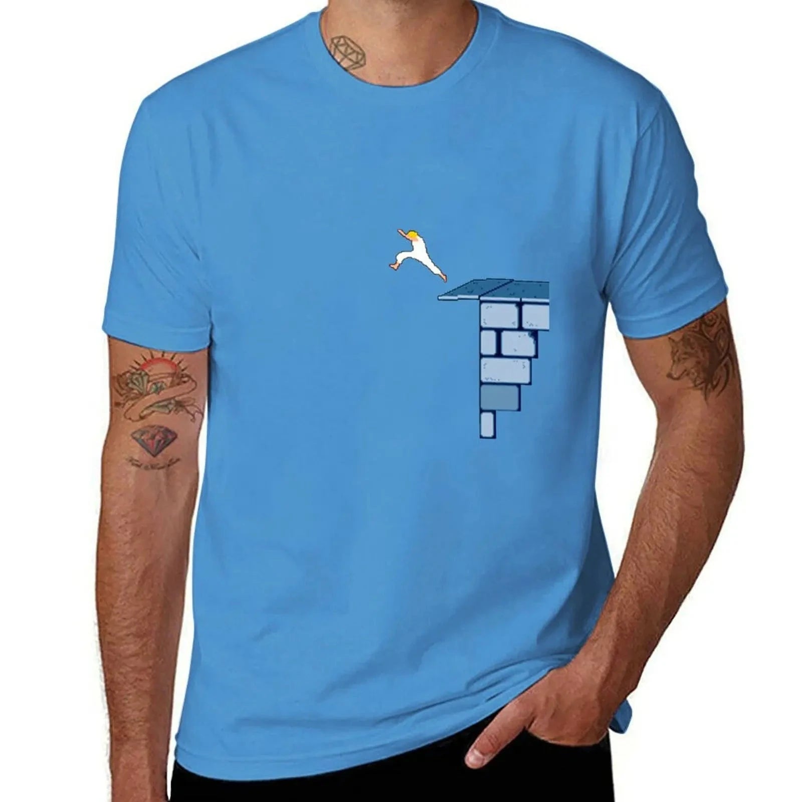 Leap of Faith - Stylish Prince of Persia T-Shirt for Ultimate Comfort and Coolness by Creative Vault Marketplace