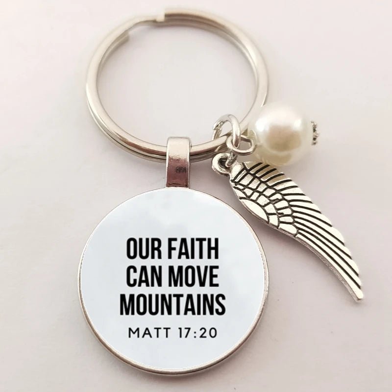 bible verse key chains faith keychain scripture quote christian jewelry for friend women men inspirational gifts by Creative Vault Marketplace