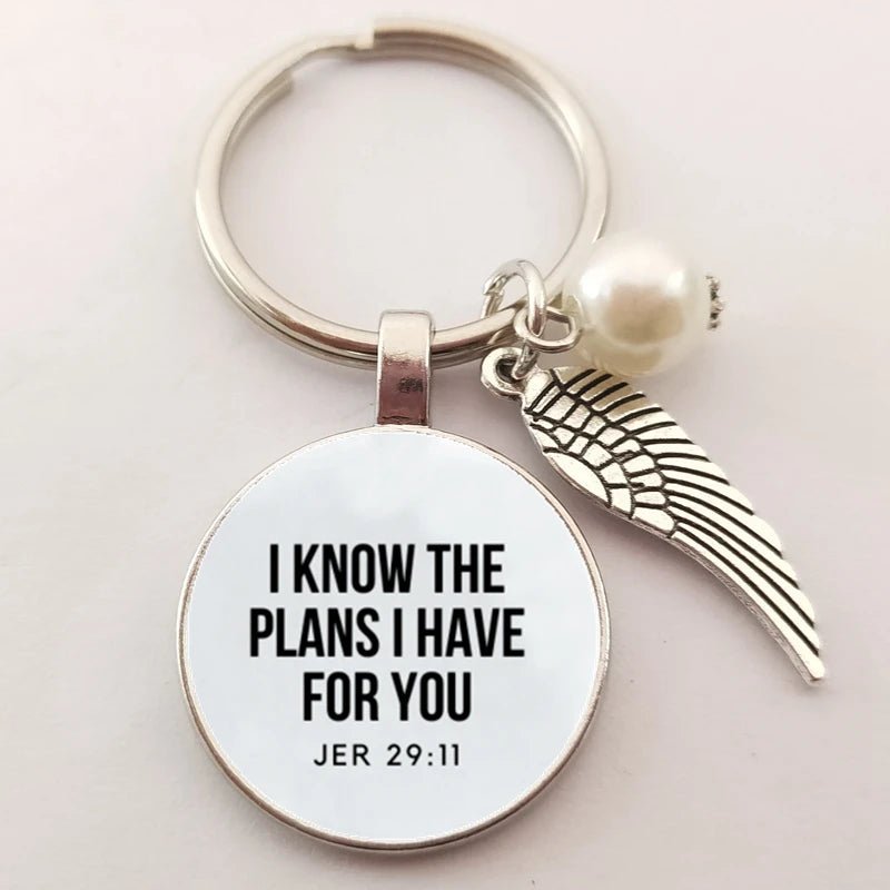 bible verse key chains faith keychain scripture quote christian jewelry for friend women men inspirational gifts by Creative Vault Marketplace