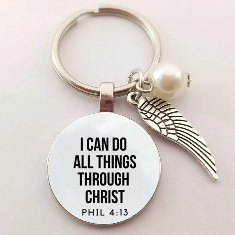 bible verse key chains faith keychain scripture quote christian jewelry for friend women men inspirational gifts by Creative Vault Marketplace