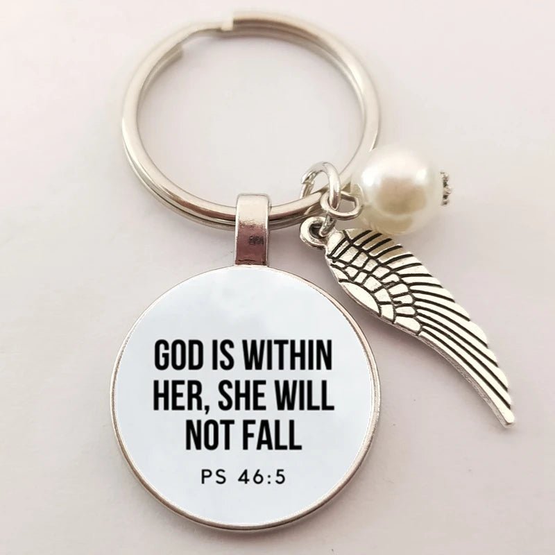bible verse key chains faith keychain scripture quote christian jewelry for friend women men inspirational gifts by Creative Vault Marketplace