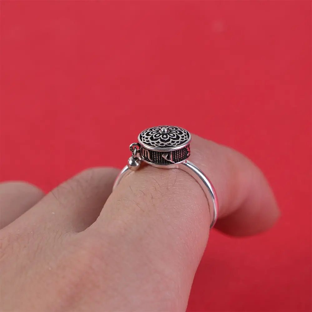 Simple Jewelry Gift Faith Transfer ring Buddhism Korean Style Ring Ethnic Style Ring Female Rings Amulet Opening Ring by Creative Vault Marketplace