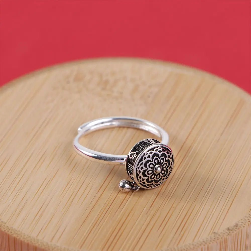 Simple Jewelry Gift Faith Transfer ring Buddhism Korean Style Ring Ethnic Style Ring Female Rings Amulet Opening Ring by Creative Vault Marketplace