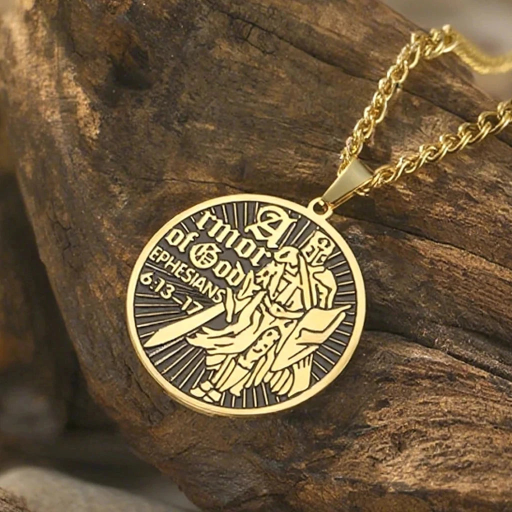 Armor of God Necklace - Embrace Protection and Faith with Style by Creative Vault Marketplace
