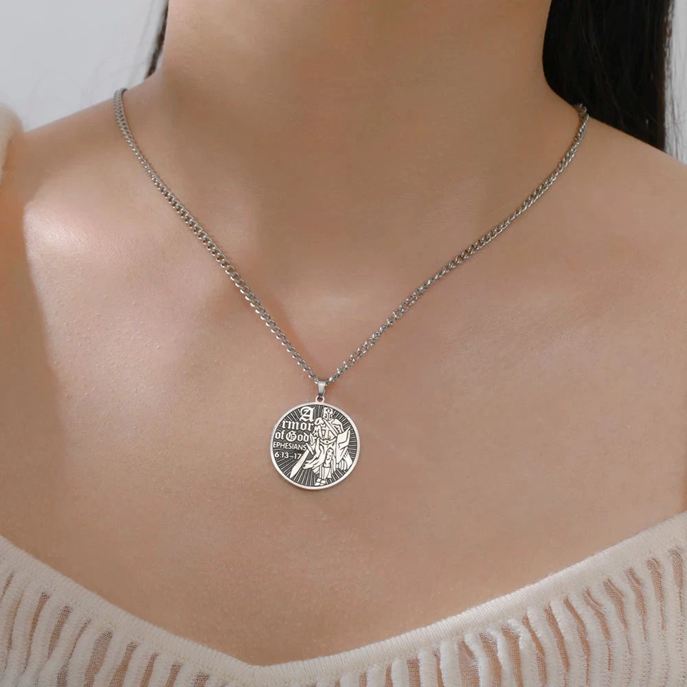 Armor of God Necklace - Embrace Protection and Faith with Style by Creative Vault Marketplace