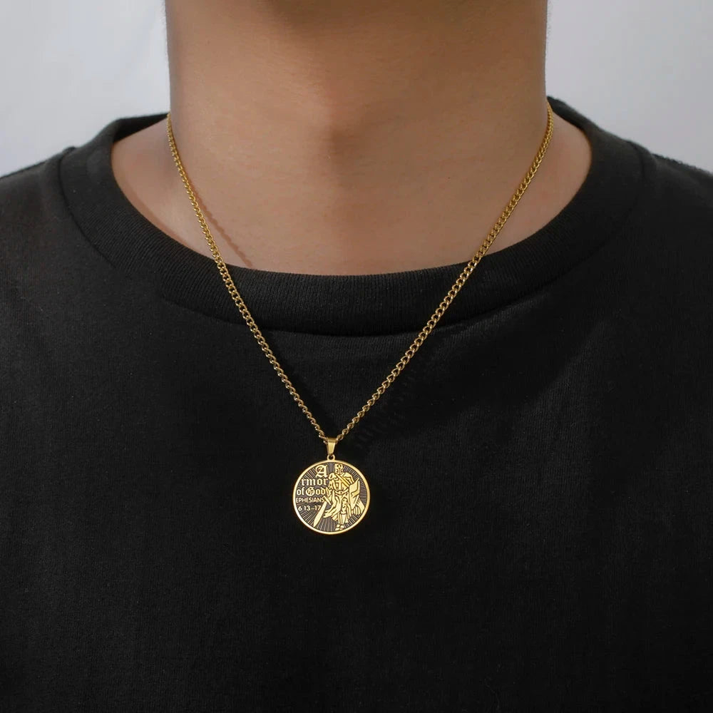 Armor of God Necklace - Embrace Protection and Faith with Style by Creative Vault Marketplace