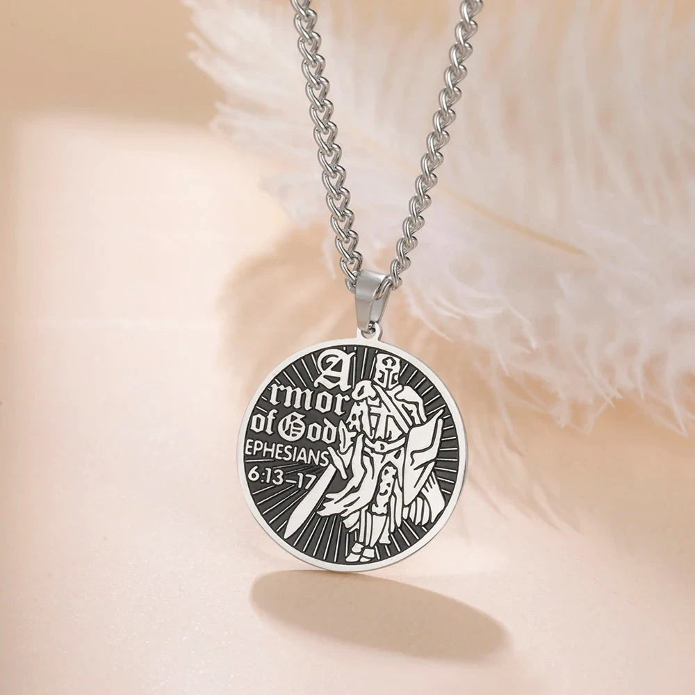 Armor of God Necklace - Embrace Protection and Faith with Style by Creative Vault Marketplace