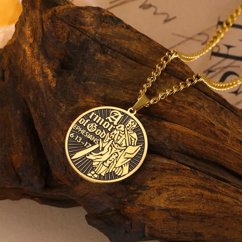 Armor of God Necklace - Embrace Protection and Faith with Style by Creative Vault Marketplace