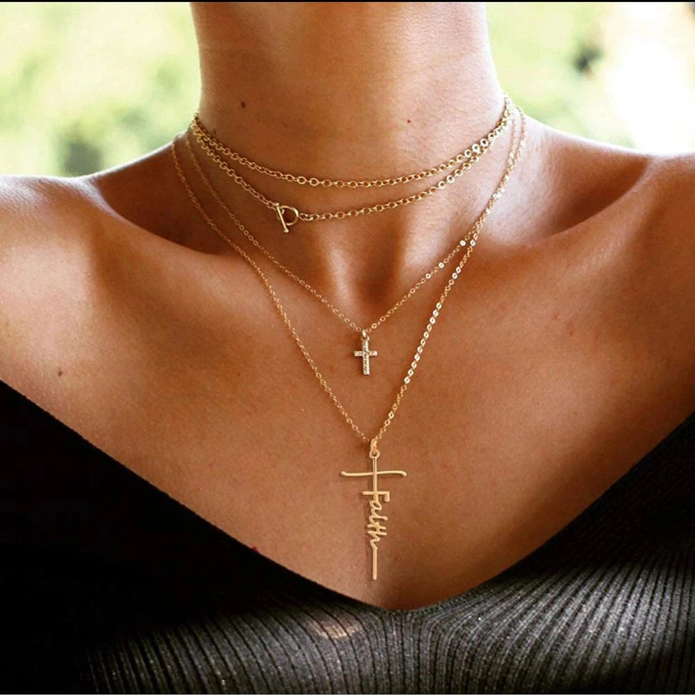Inspiring Faith Cross Necklace for Women – A Touch of Grace and Hope in Every Wear by Creative Vault Marketplace