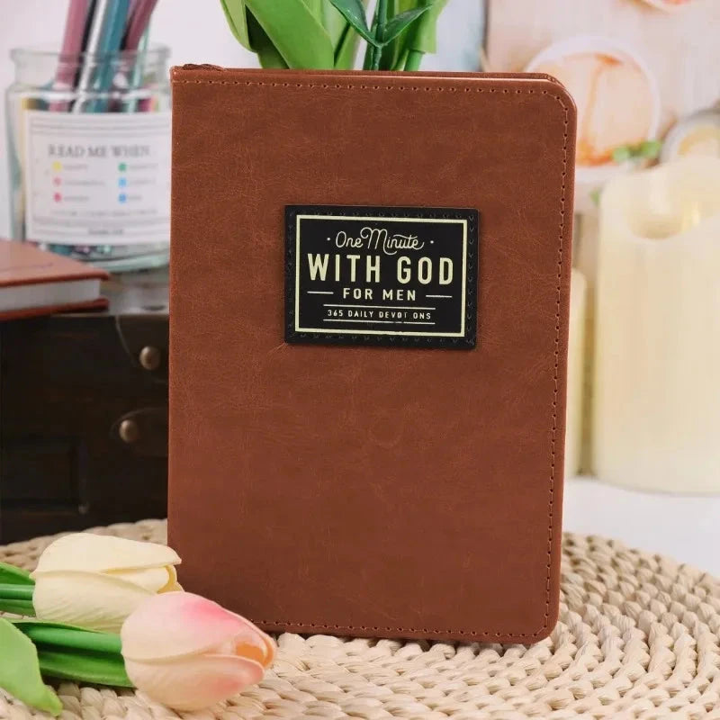 One Minute with God for Men: A Daily Devotional Book for Men for Inspirational Growth by Creative Vault Marketplace