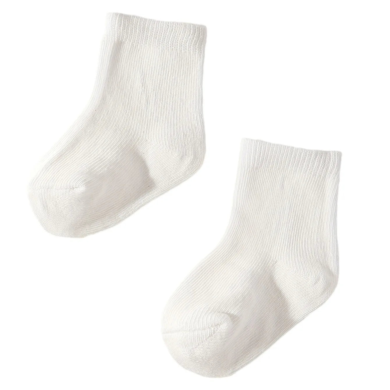 5 Pairs/Set 2025 New Born Baby Children Cotton Socks Fashion White For 0-2 Years Kids Baby Girl Boy Socks by Creative Vault Marketplace