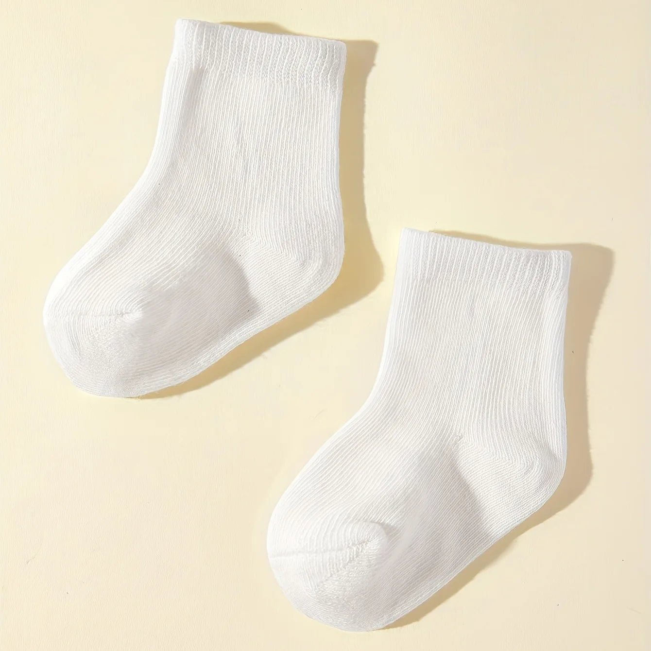 5 Pairs/Set 2025 New Born Baby Children Cotton Socks Fashion White For 0-2 Years Kids Baby Girl Boy Socks by Creative Vault Marketplace
