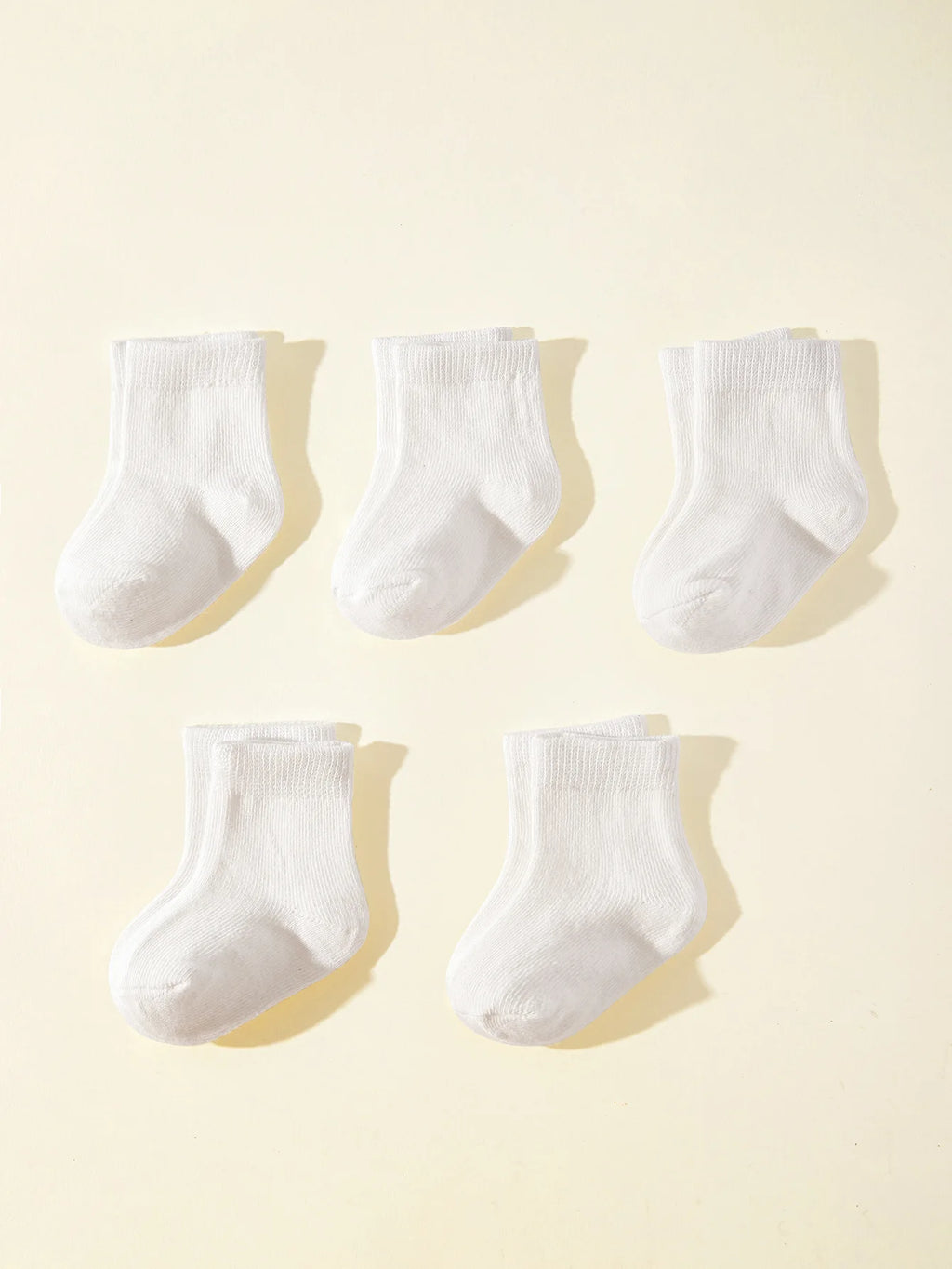 5 Pairs/Set 2025 New Born Baby Children Cotton Socks Fashion White For 0-2 Years Kids Baby Girl Boy Socks by Creative Vault Marketplace