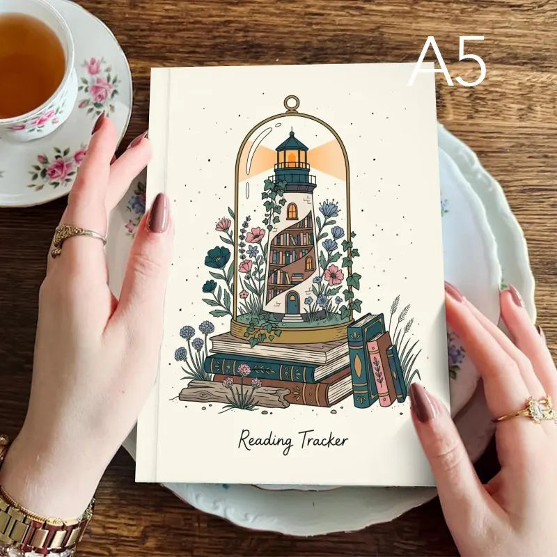 A5 Reading Journal for Book Lovers, Reading Journal Log, for Reading Notes & Review, Perfect Gift for Reading Lovers by Creative Vault Marketplace
