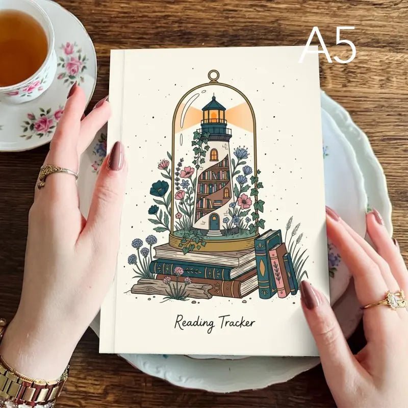 A5 Reading Journal for Book Lovers, Reading Journal Log, for Reading Notes & Review, Perfect Gift for Reading Lovers by Creative Vault Marketplace