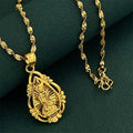 Luxury 925 Sterling Silver Gold Plated Religious Creed Necklace for Women Men Jewelry by Creative Vault Marketplace