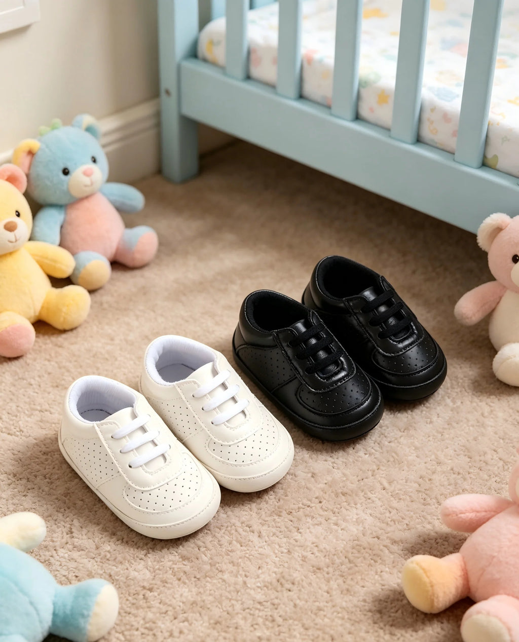 Newborn Baby Walking Shoes 0-1 Year Old Baby Shoes For Sports, Men's And Women's Non Slip Soft Soled Front Shoes, High-End Minim by Creative Vault Marketplace