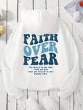 Faith Over Fear Hoodie - Your Daily Dose of Strength and Positivity by Creative Vault Marketplace