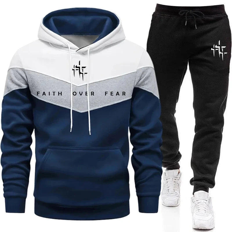 Men's Tracksuit Hooded Sweatshirt - Elevate Your Casual Style with Comfort and Confidence by Creative Vault Marketplace