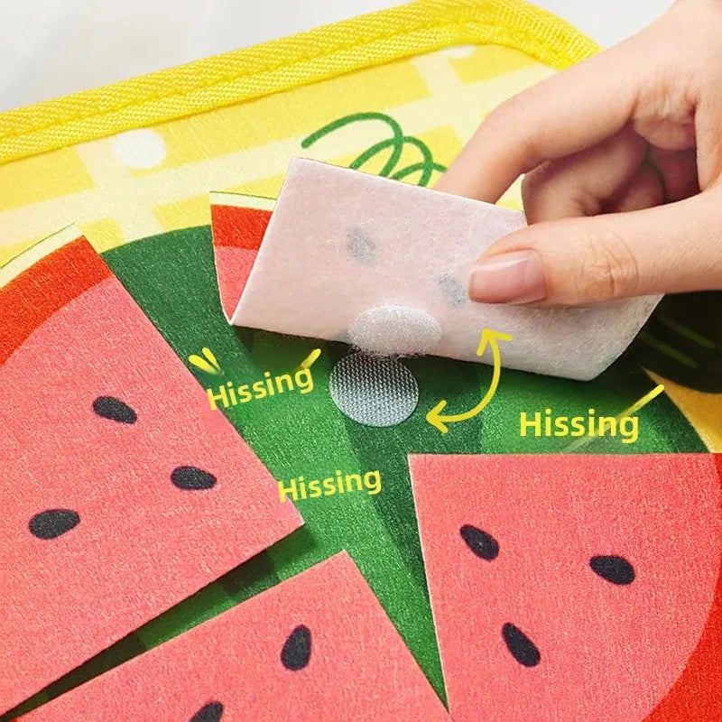 Felt Cloth Book Busy Books Children's Cognitive Educational Enlightenment Unbreakable Felt Books DIY Farm Stories Toy by Creative Vault Marketplace