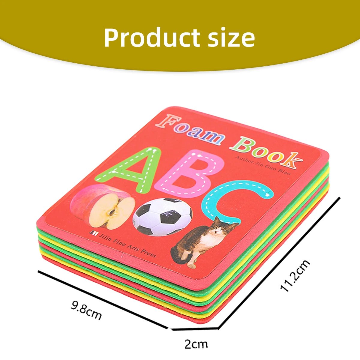 Children's English Eva Book Baby Cognitive Learning Rounded Corner Design Does Not Hurt Hands Beautifully Baby Educational Toys by Creative Vault Marketplace