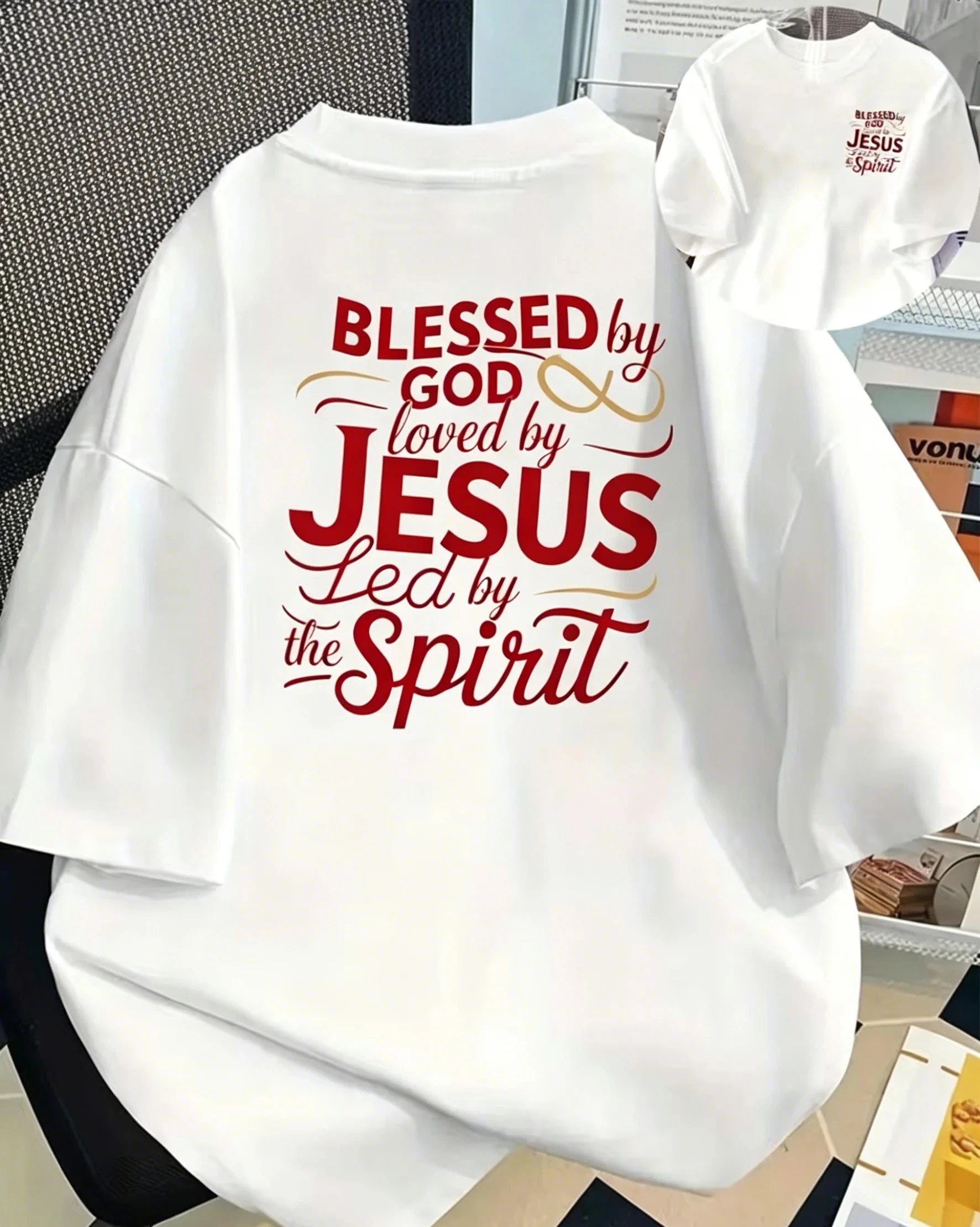 Faith Graphic T-shirt: Wear Your Blessings | Casual & Trendy Style for Every Day by Creative Vault Marketplace