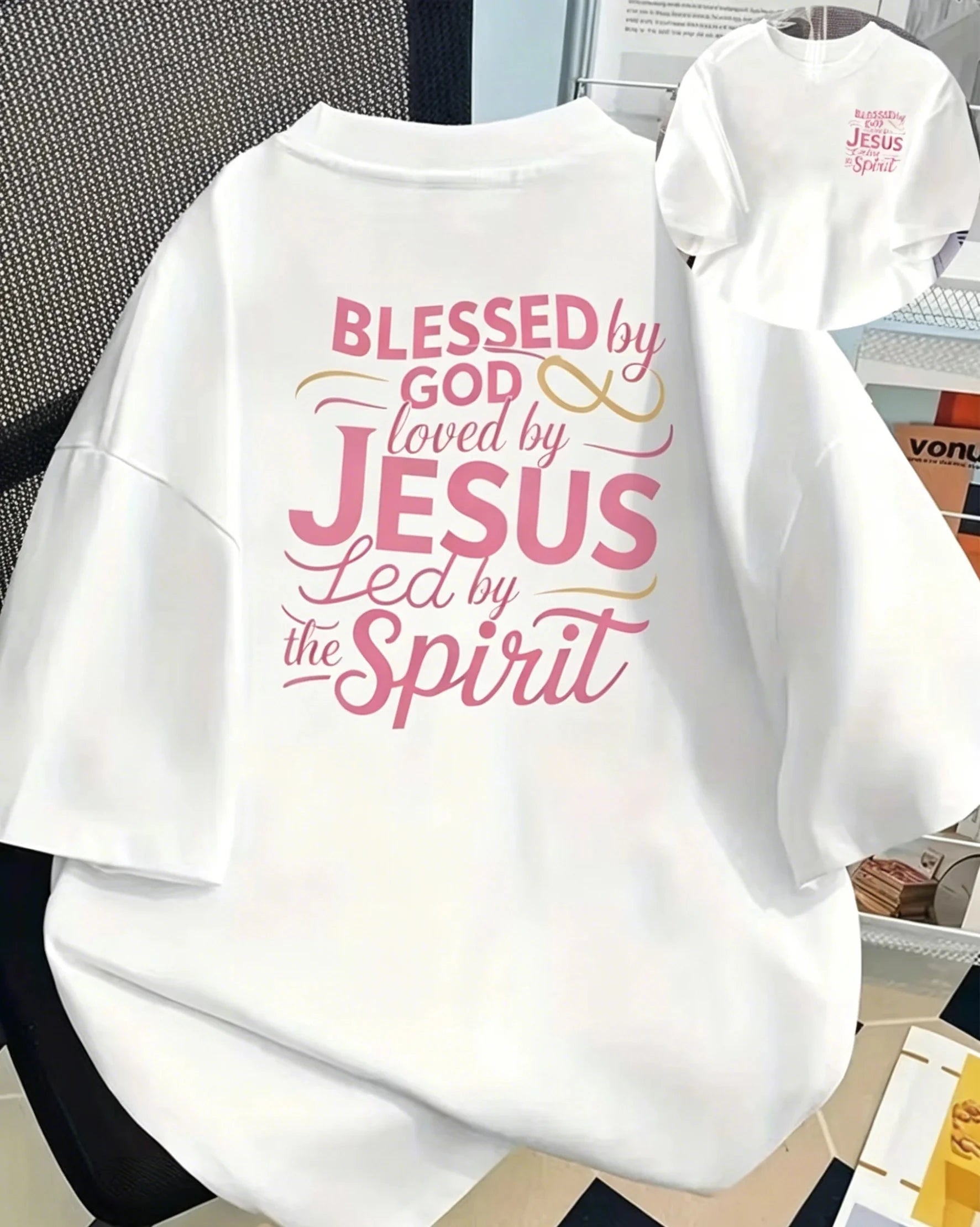 Faith Graphic T-shirt: Wear Your Blessings | Casual & Trendy Style for Every Day by Creative Vault Marketplace